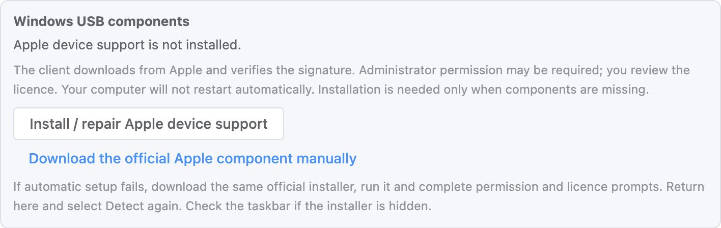 Check Apple device support